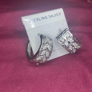 Chunky hoops earrings